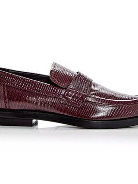Alexander McQueen Men\'s Croc Embossed Apron Toe Loafers Size 43.5 (MSRP $990) Alexander McQueen Men main image 3